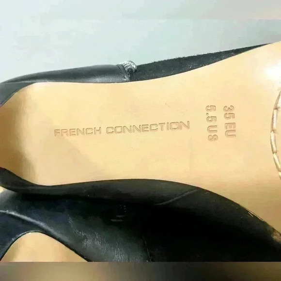 French Connection Ankle Boots Size 5.5 - Picture 8 of 9